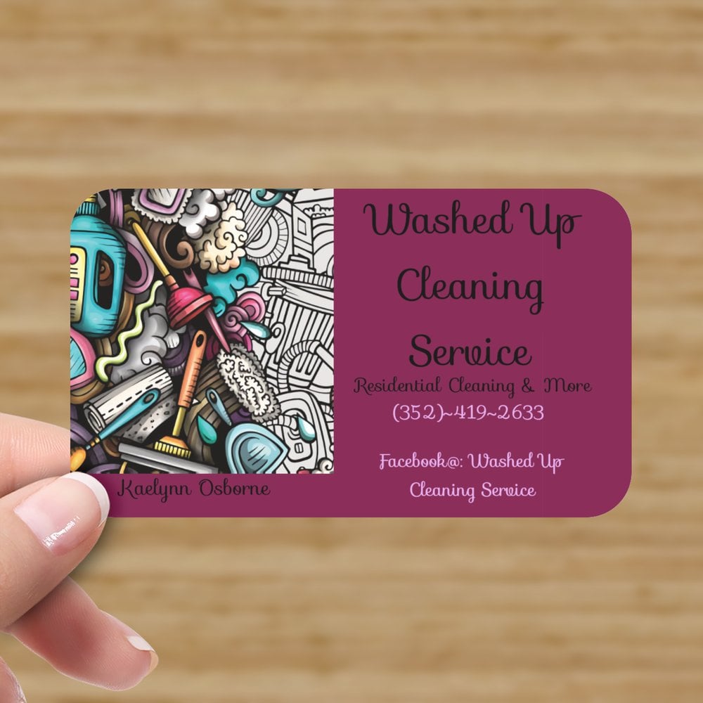 Washed Up Cleaning Service logo