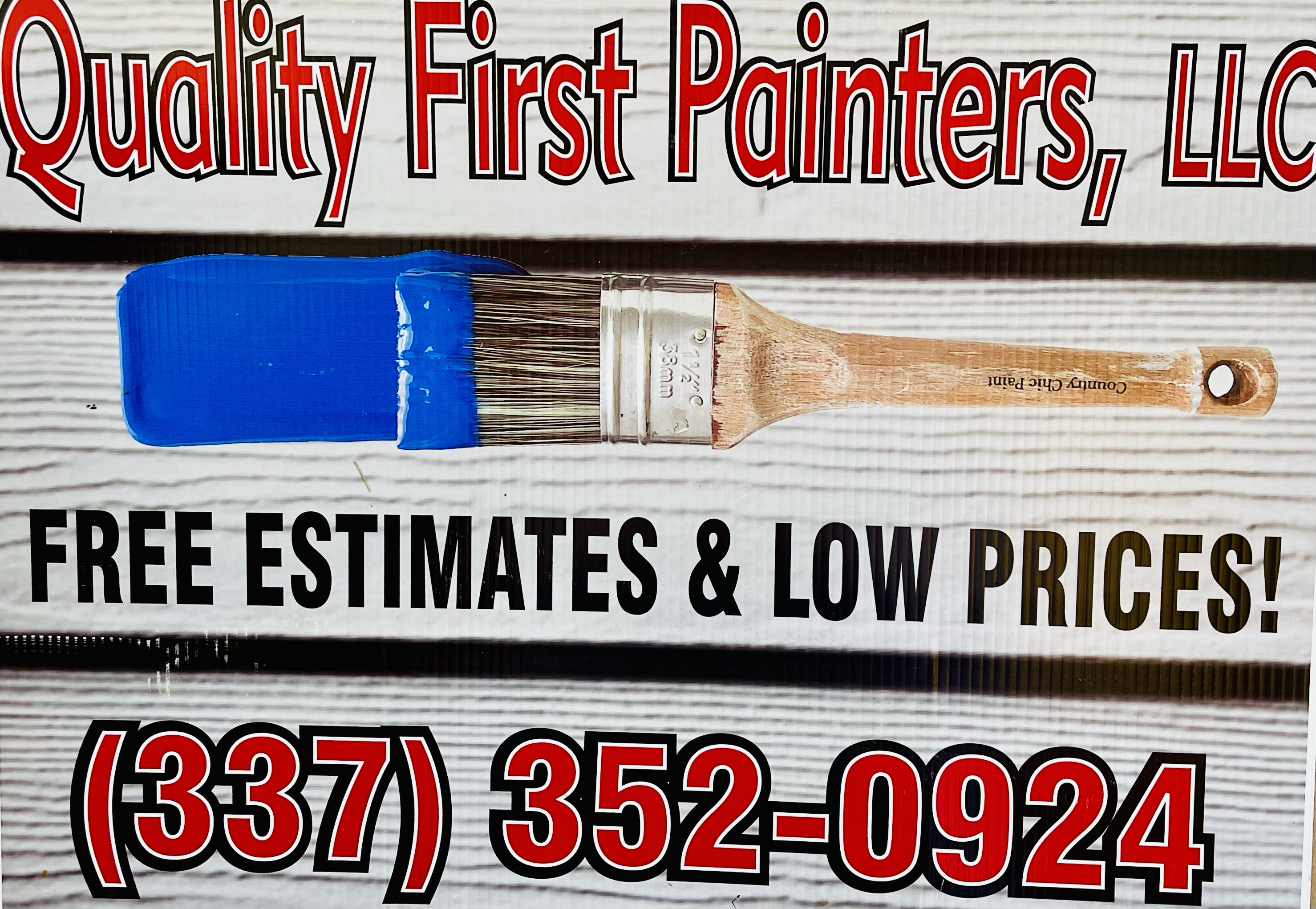 Quality First Painters LLC logo
