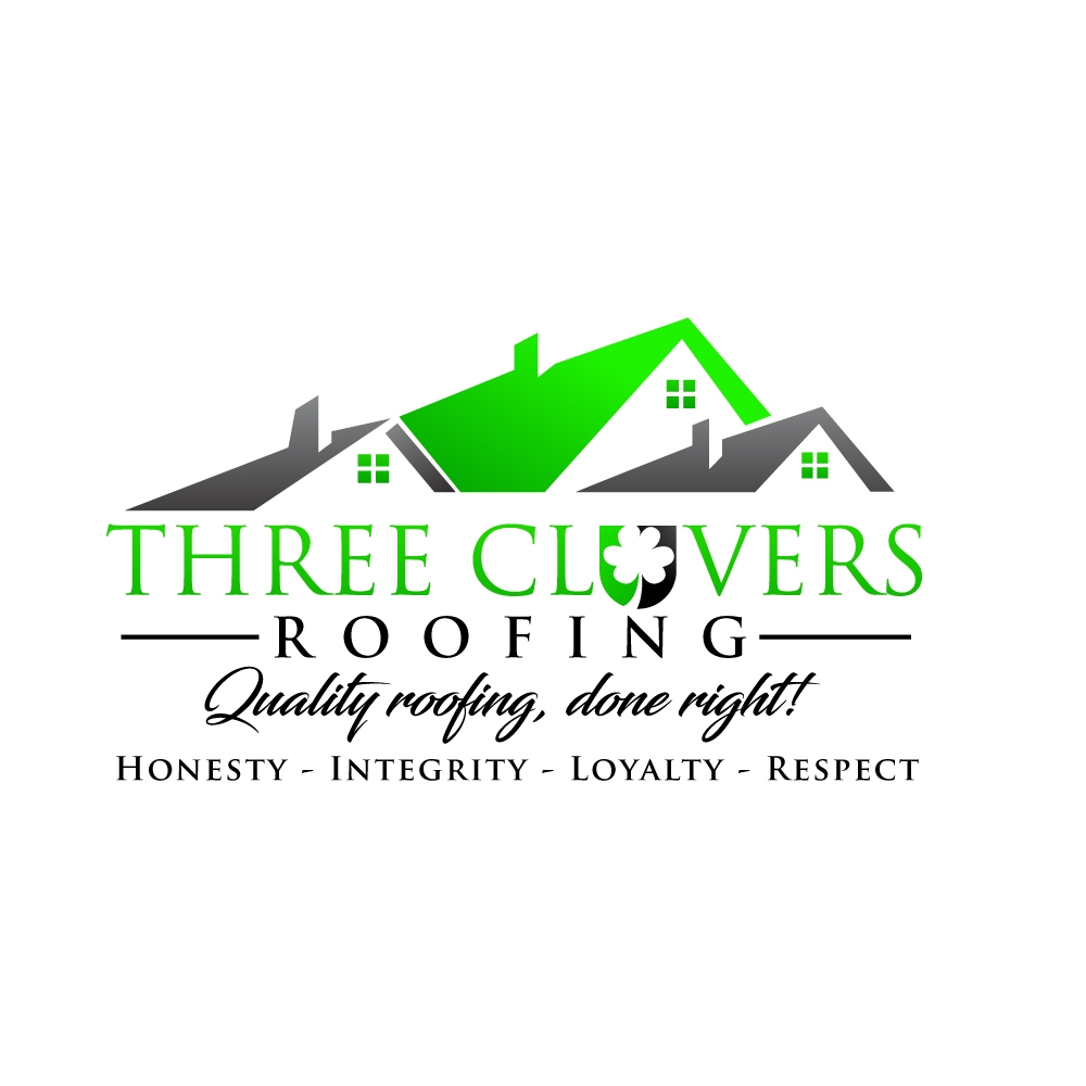 Three Clovers Roofing logo