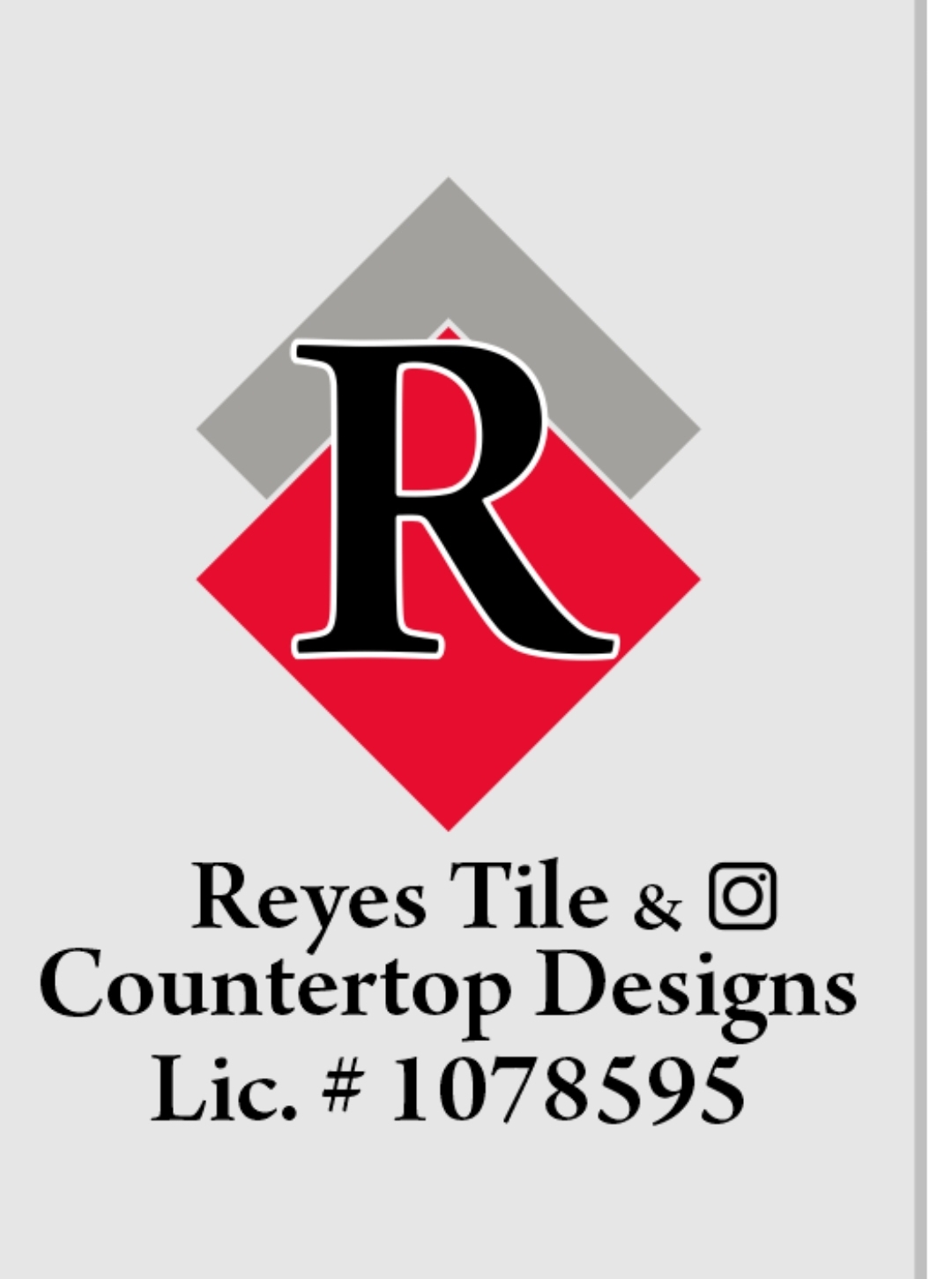 Logo for Reyes Tile & Countertop Designs Inc