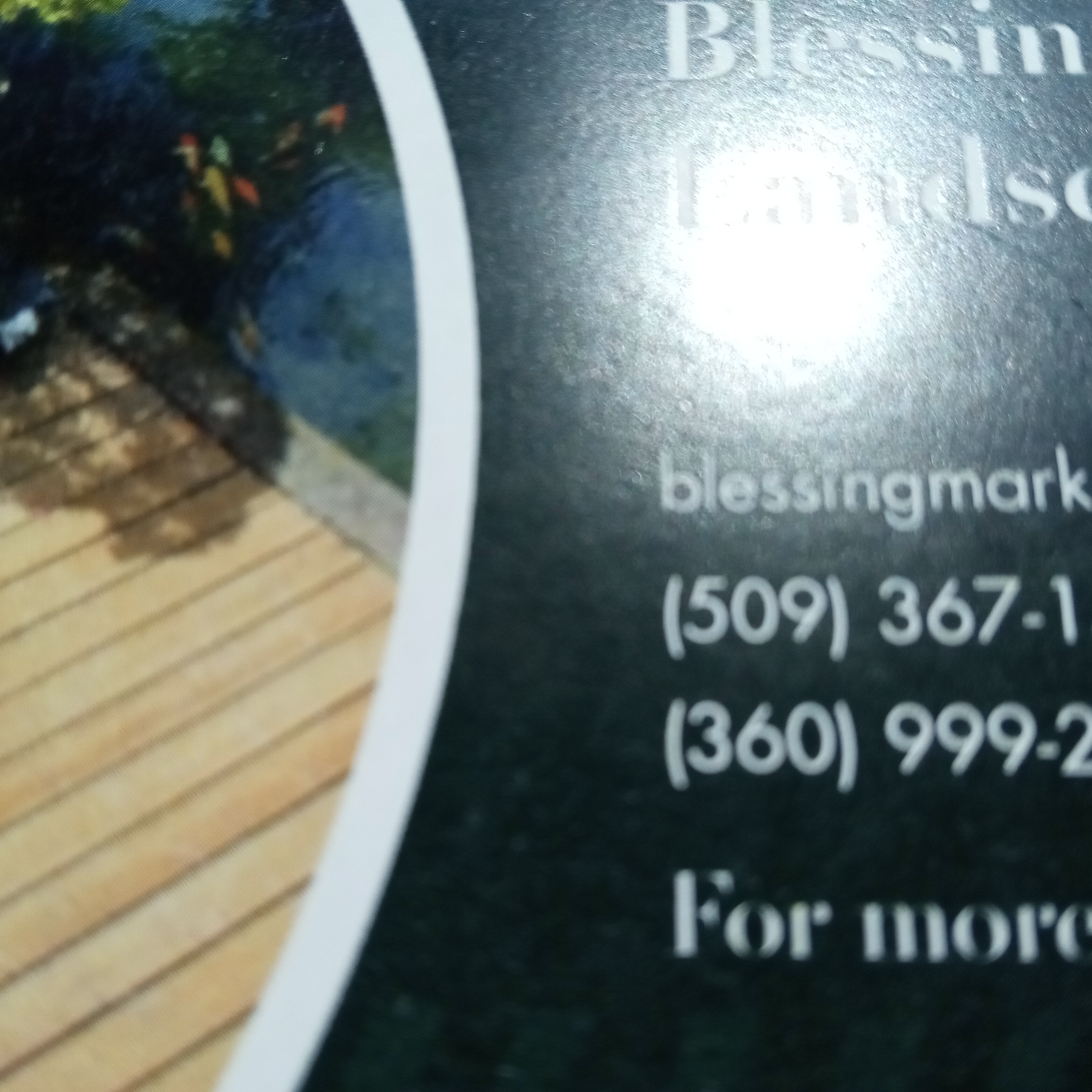 Blessing DY Landscaping logo