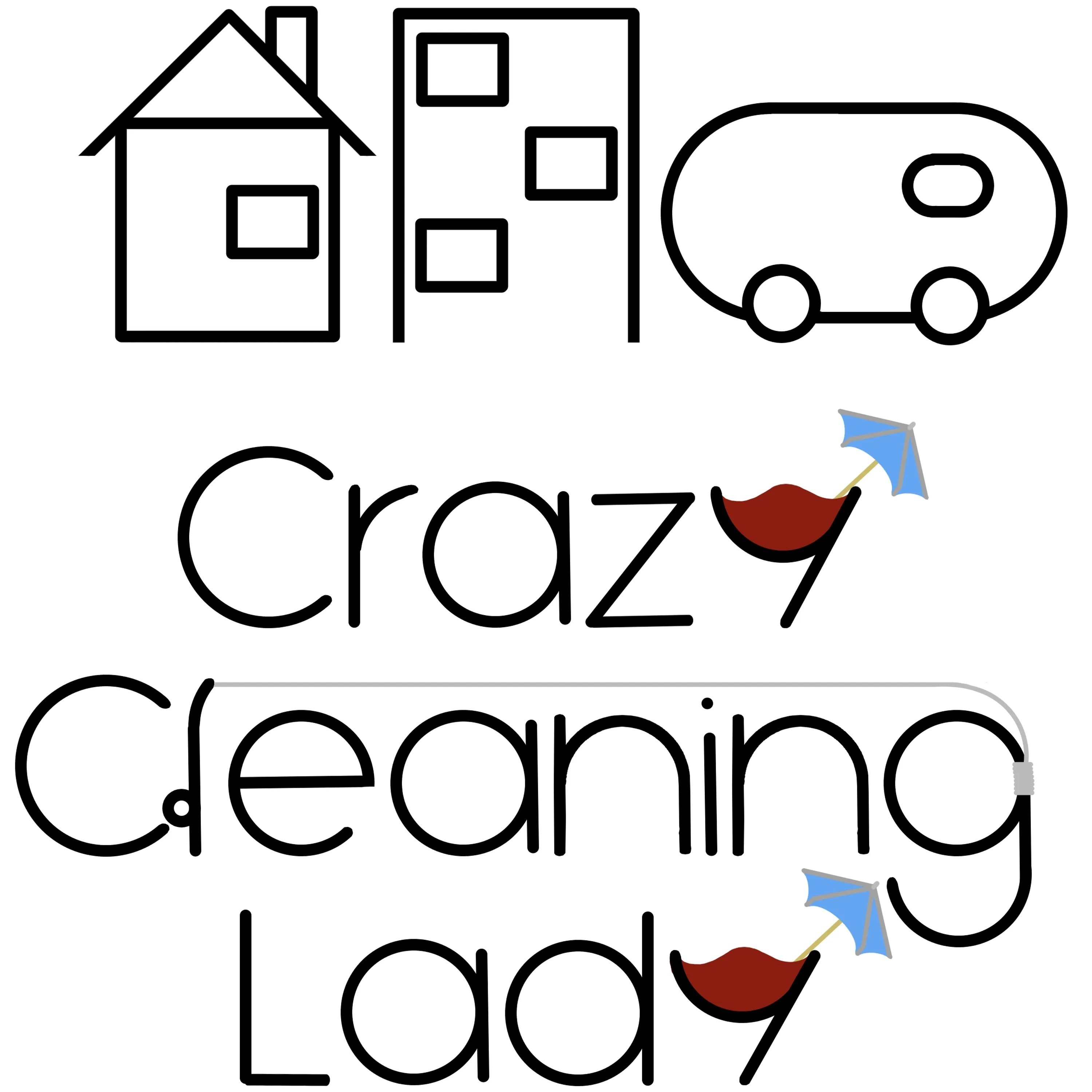 Logo for Crazy Cleaning Lady