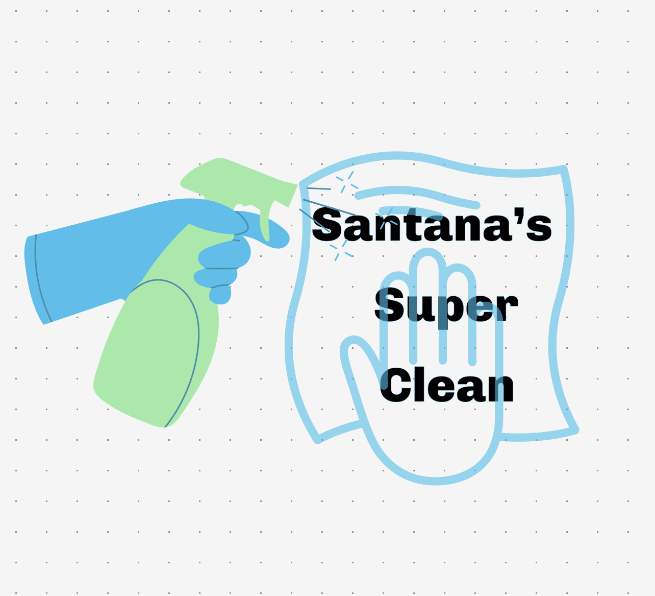 Santana’s Super Clean logo