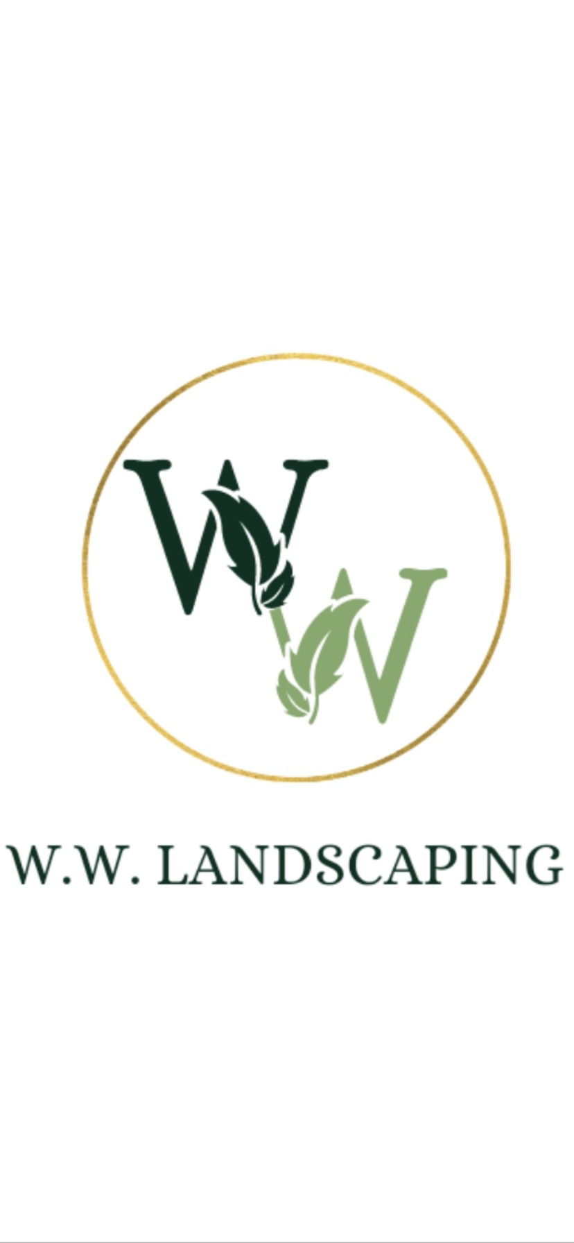 Logo for W.W. Landscaping