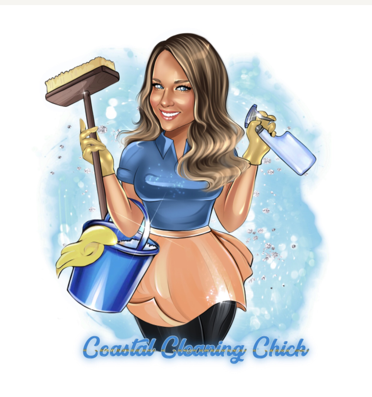 Logo for Coastal Cleaning Chick