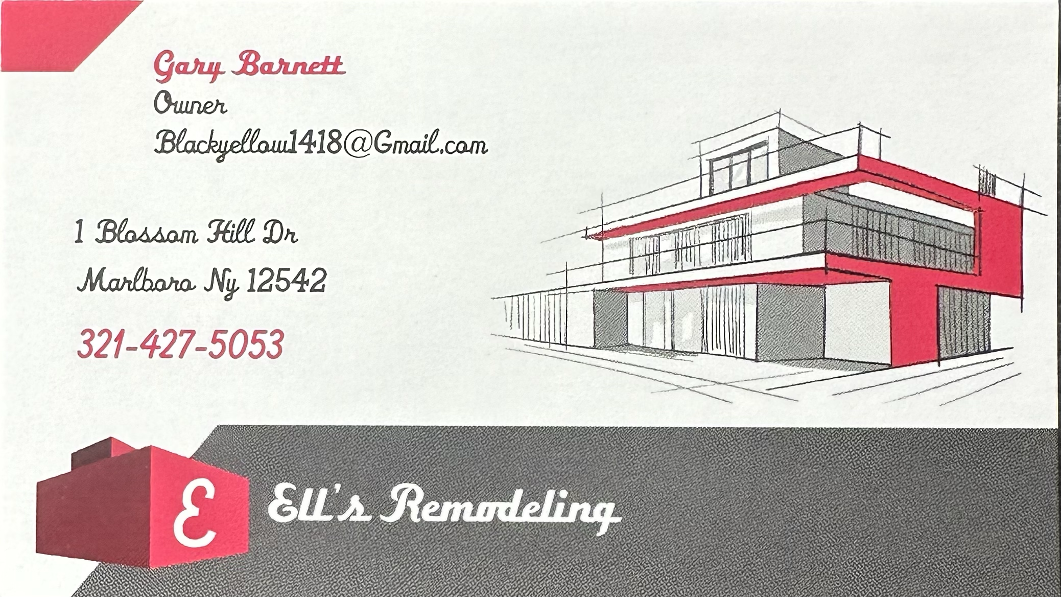 Ell's Remodeling logo