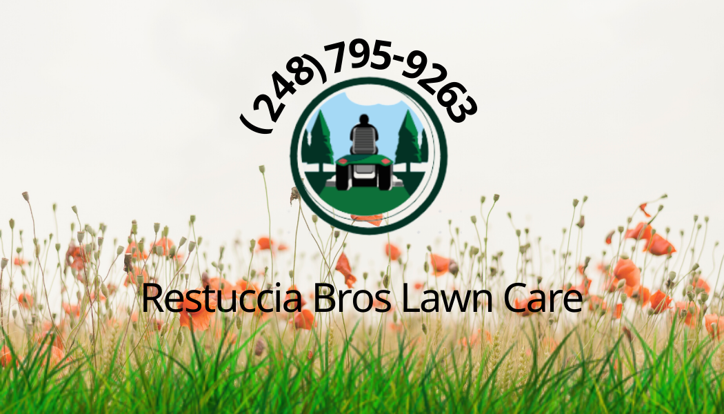 Logo for Restuccia brothers lawn and landscaping