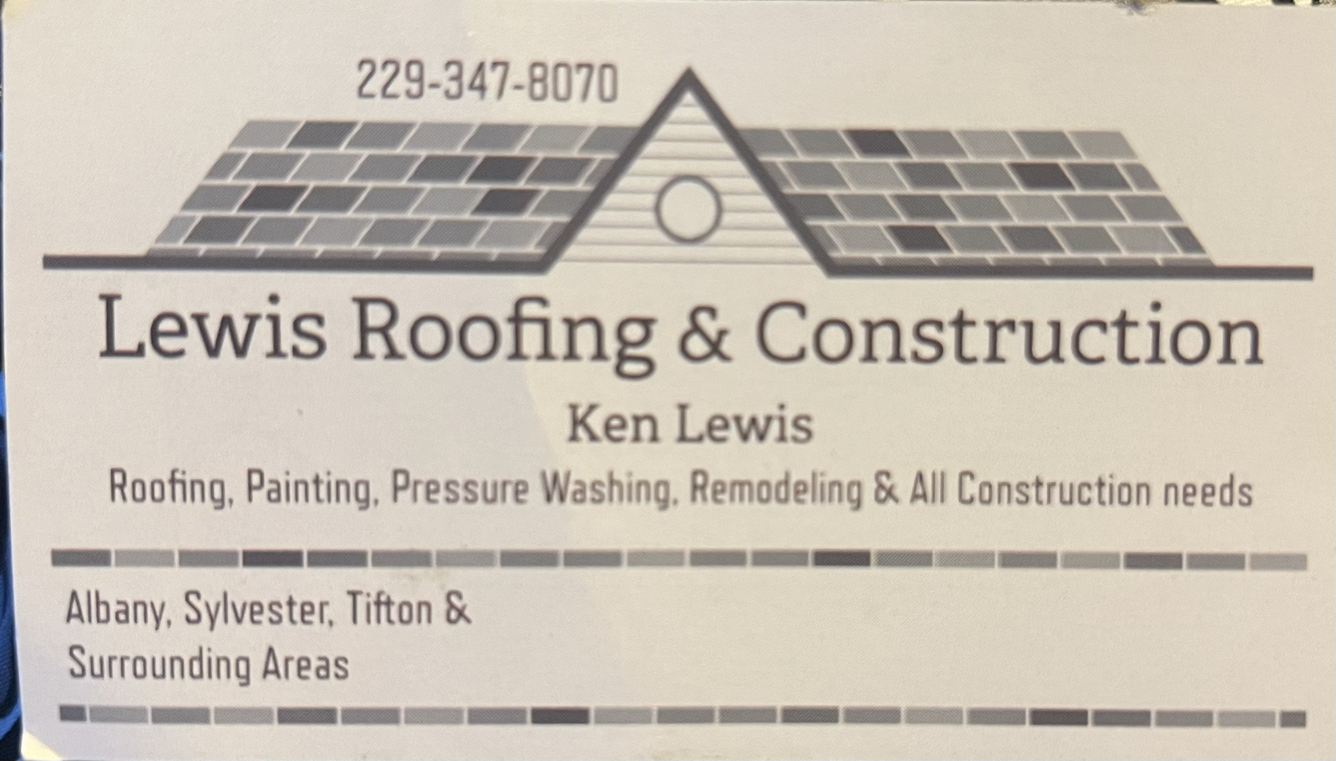 Lewis Roofing & Construction logo