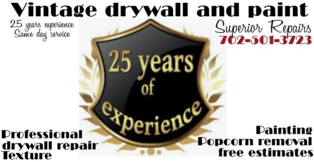 Logo for Vintage Painting and Drywall