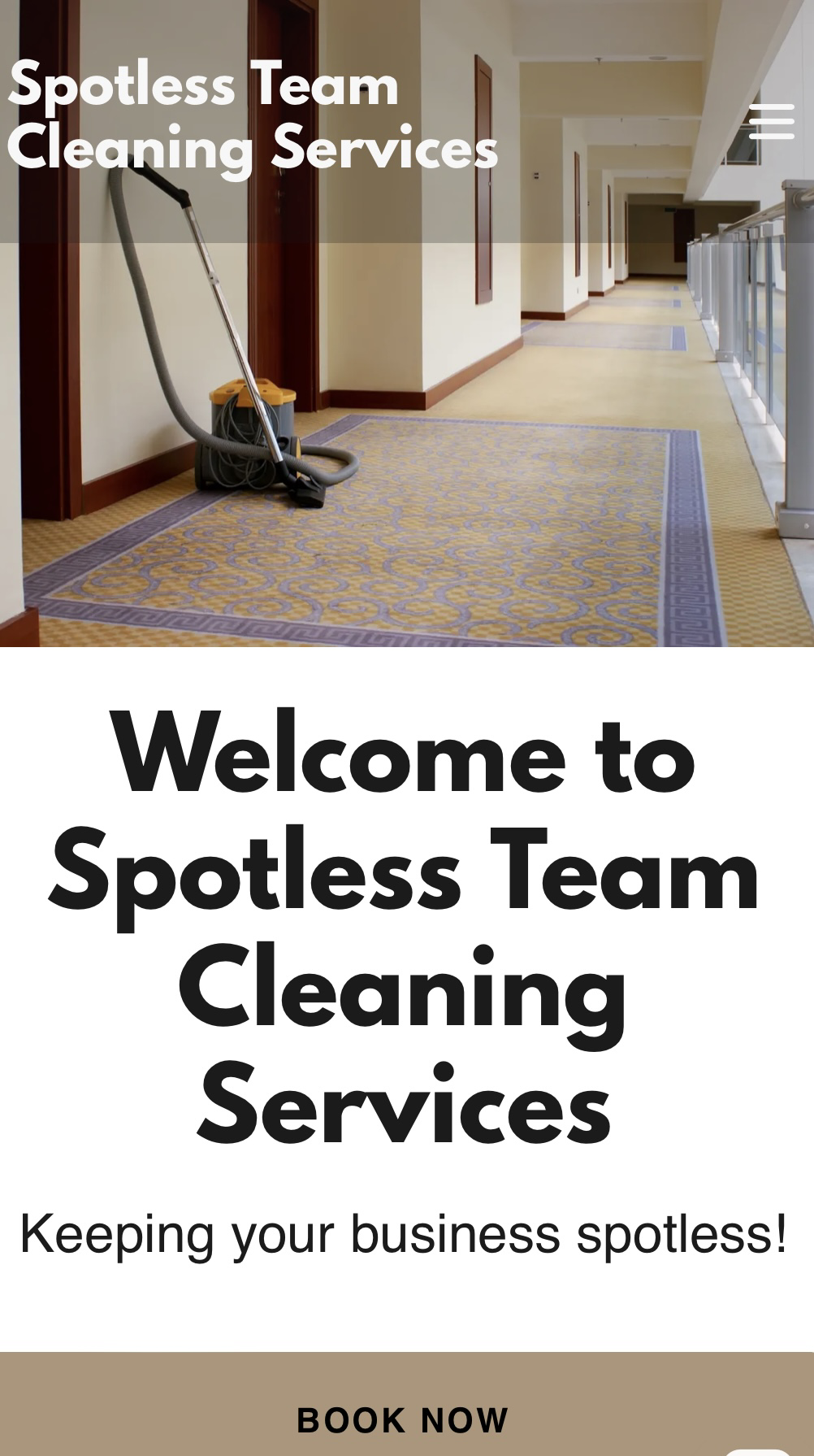 Logo for Spotless Team Cleaning