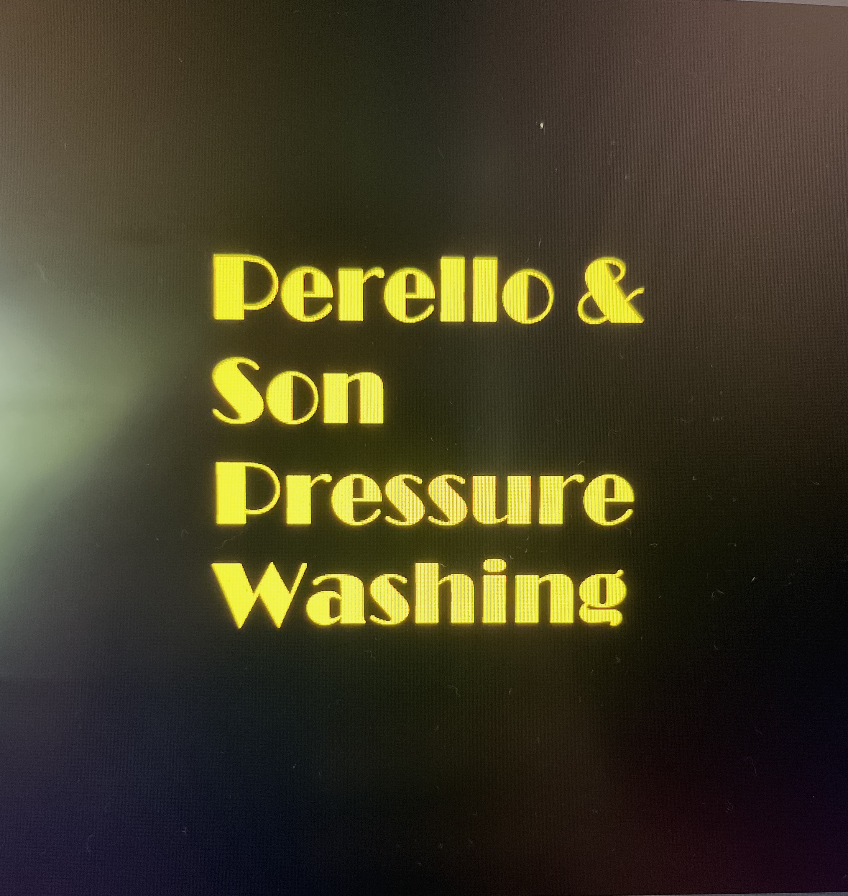 Perello & Son Pressure Washing LLC logo