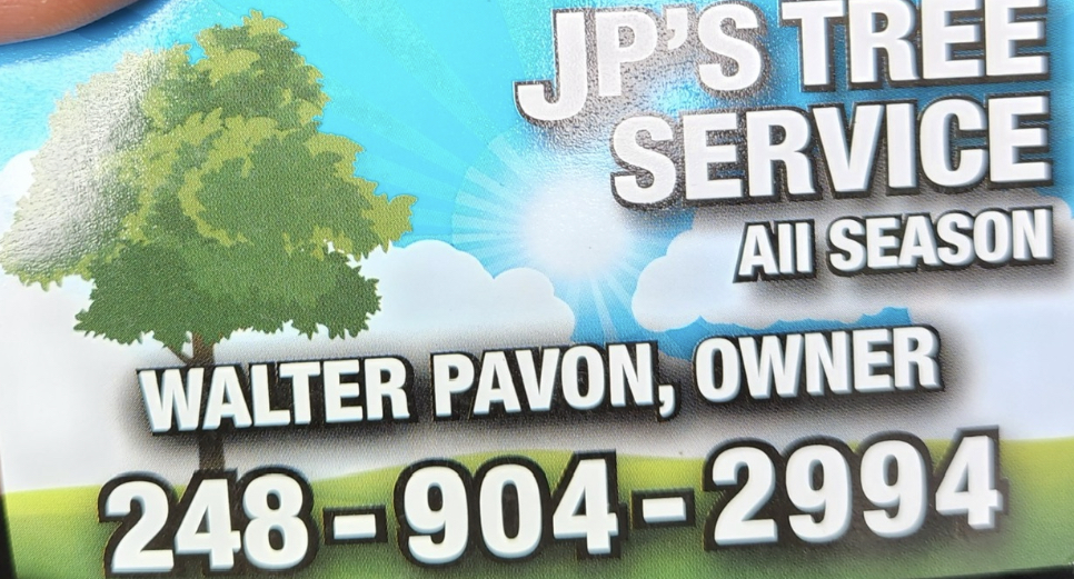 Logo for JP's Tree service