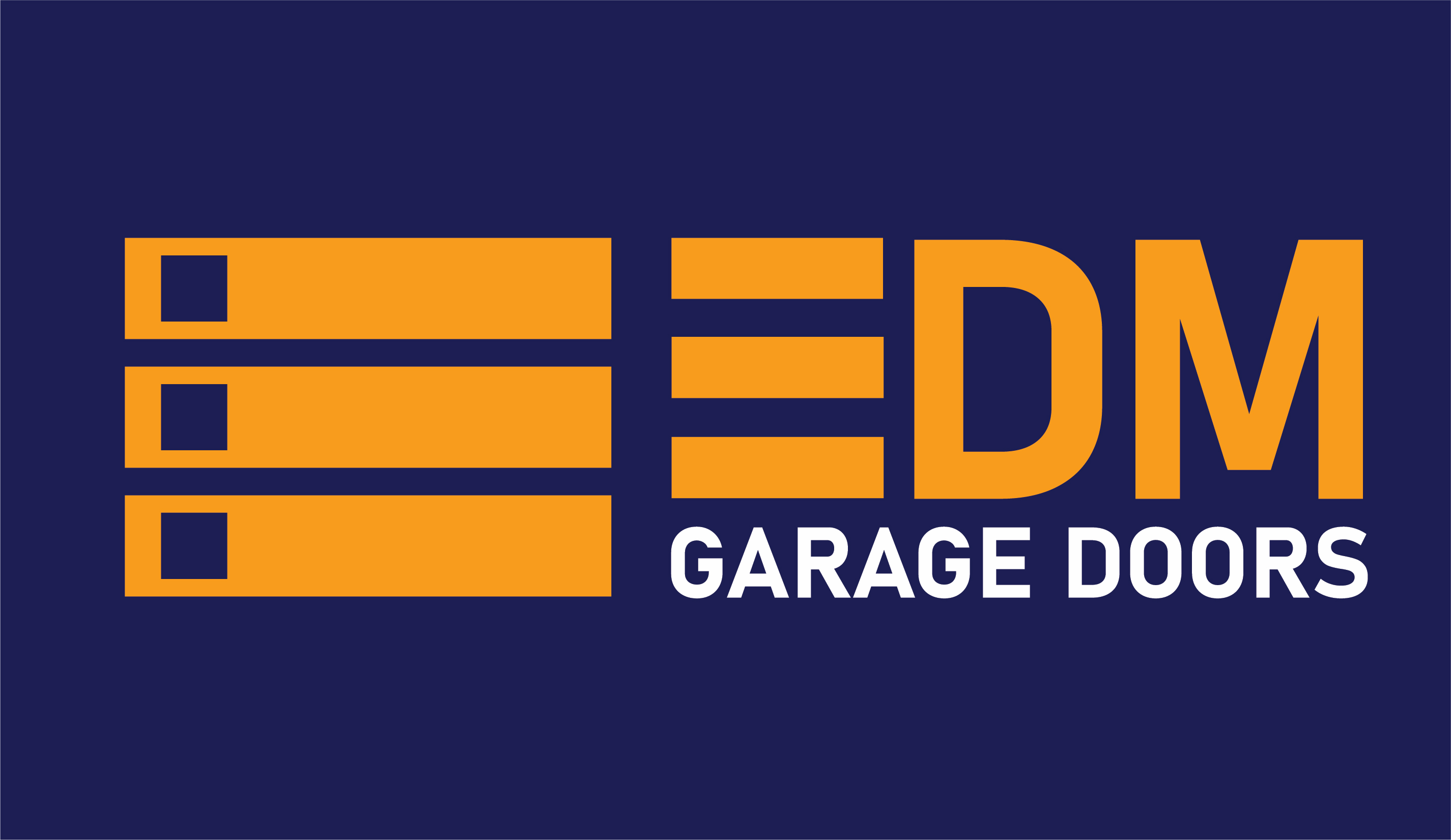 EDM Garage Doors logo