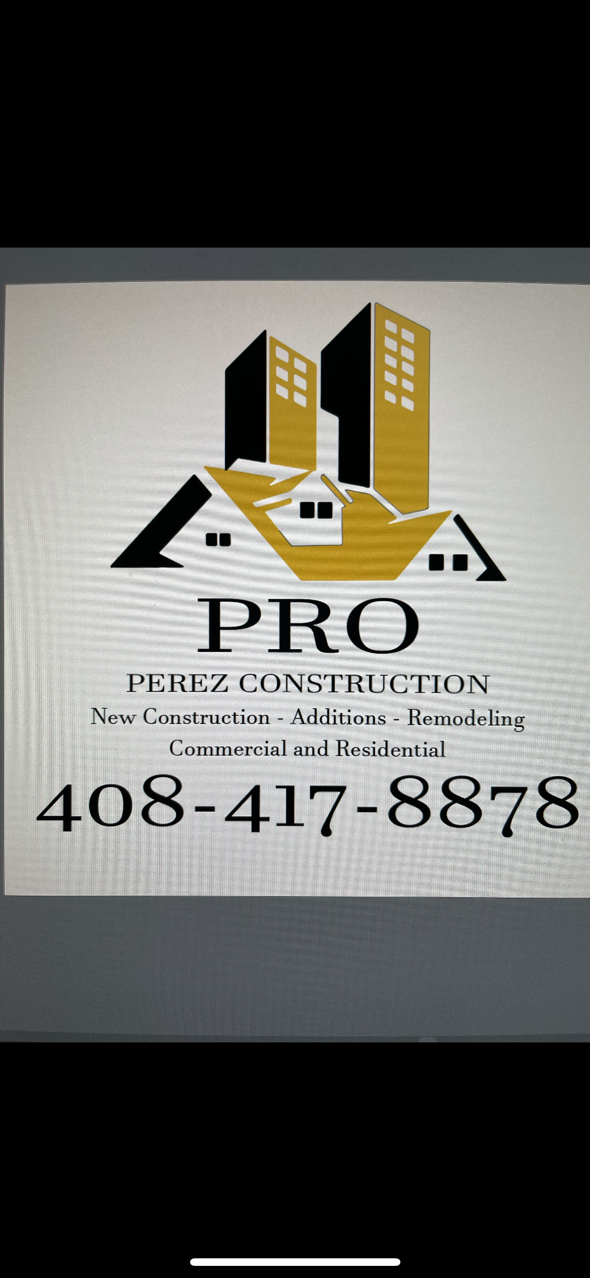 Logo for ProPerez Construction