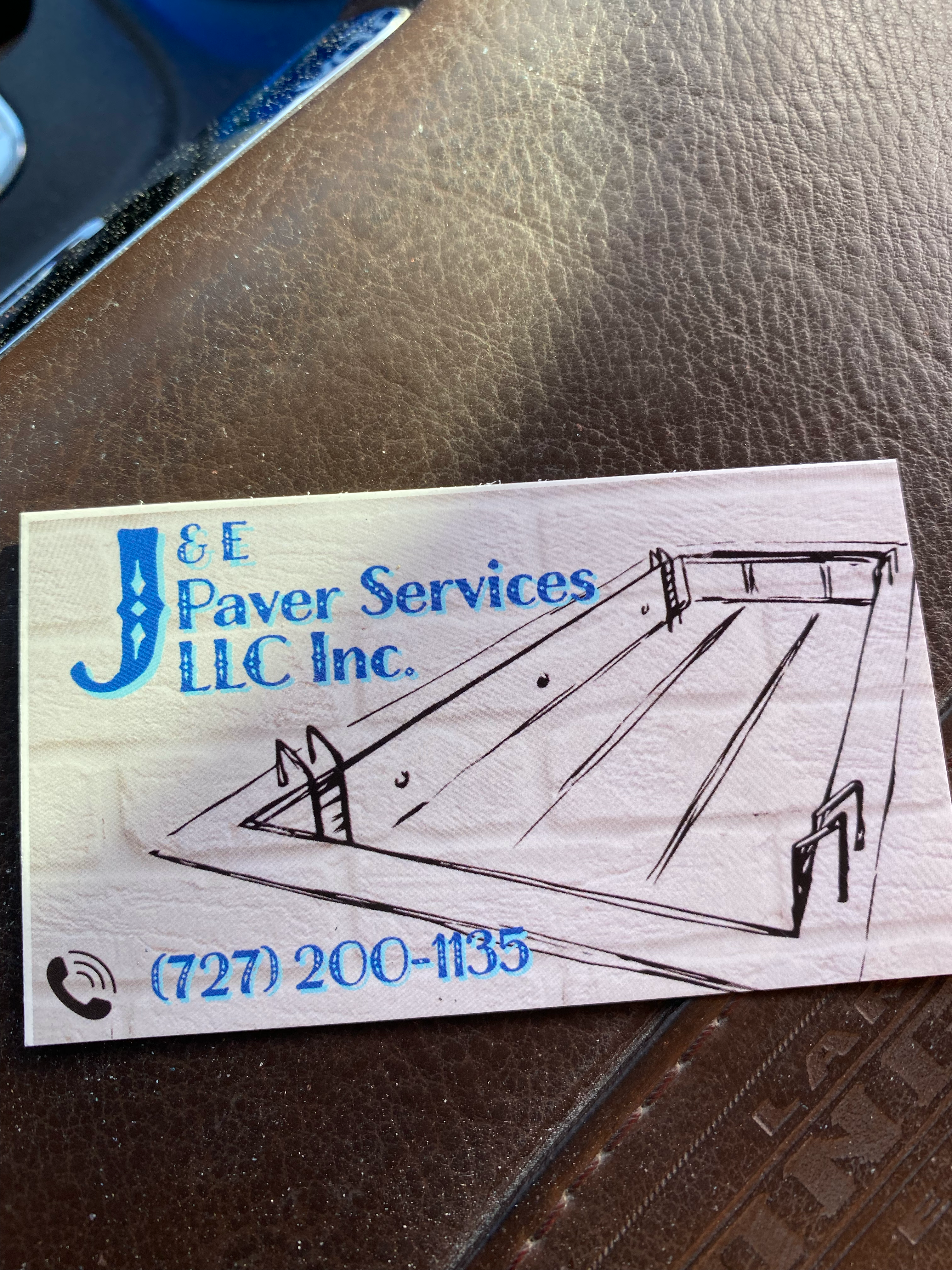 Logo for J & E Paver Services