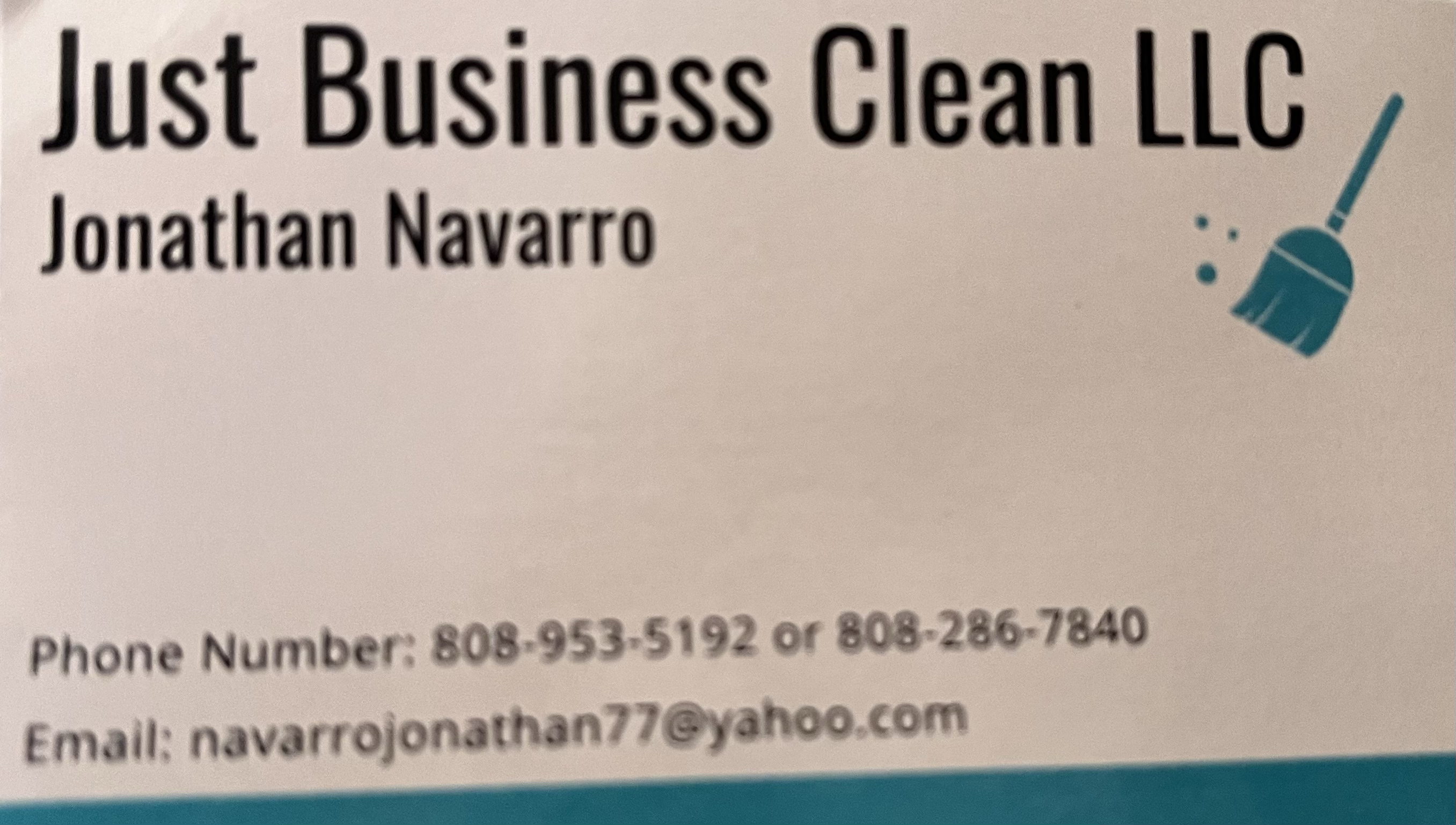 Logo for Just Business Clean