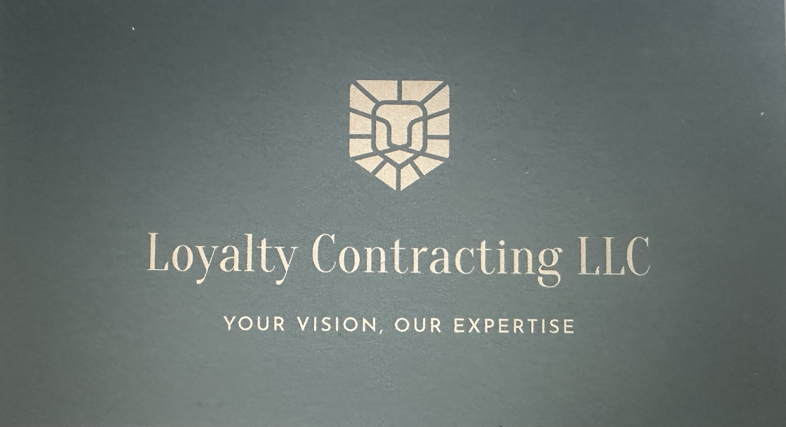 Logo for Loyalty Contracting LLC