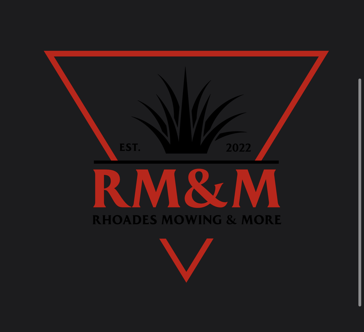 Rhoades Mowing & More LLC logo