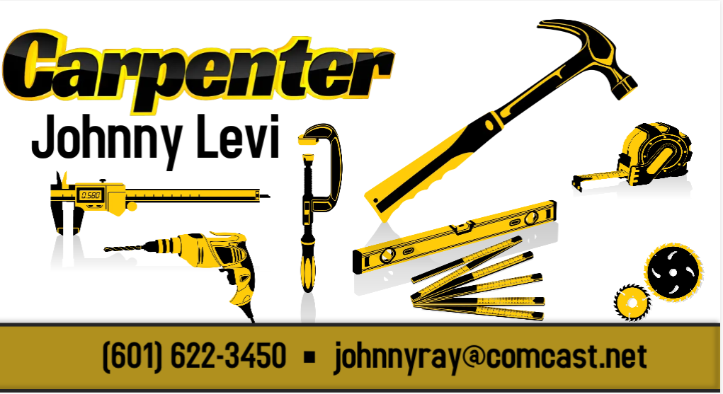 Johnny Levi, Master Carpenter logo