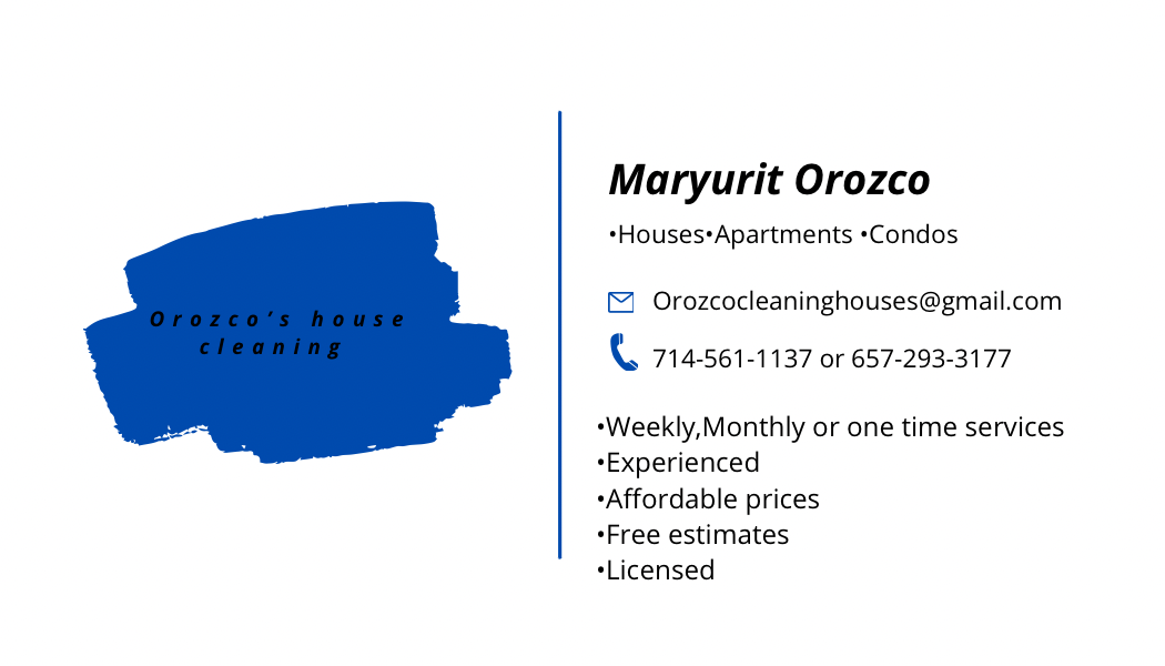 Logo for Orozco House Cleaning