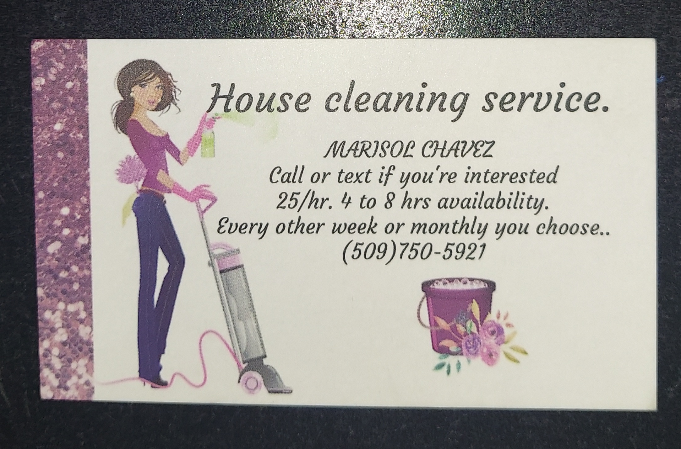 House cleaning service logo