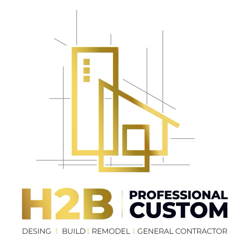 H2B PROFESSIONAL CUSTOM logo
