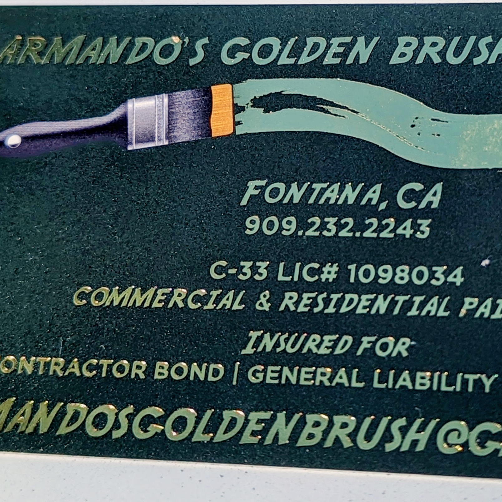 Logo for Armandos Golden Brush Painting
