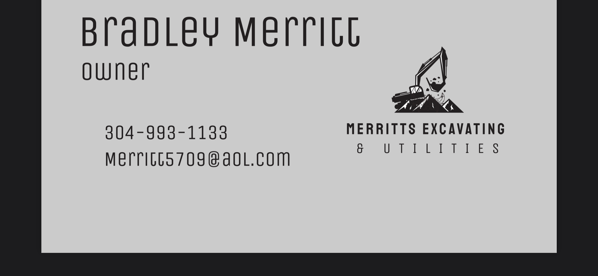 Merritts Excavation and Utilities logo