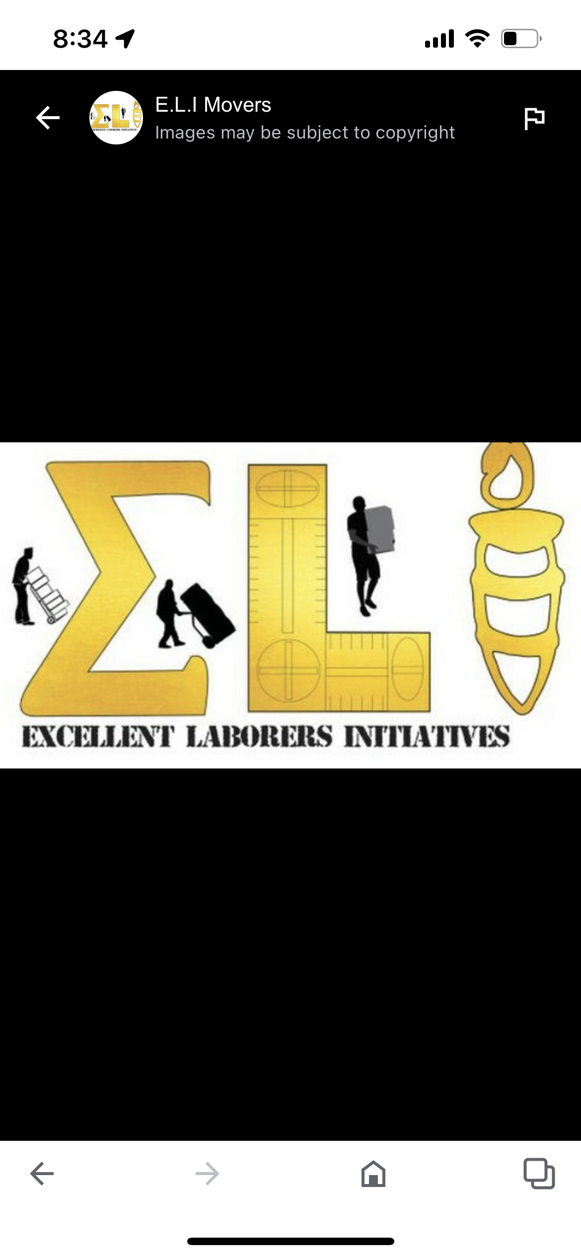 Logo for E.L.I Movers LLC
