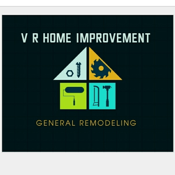 V R HOME IMPROVEMENT logo