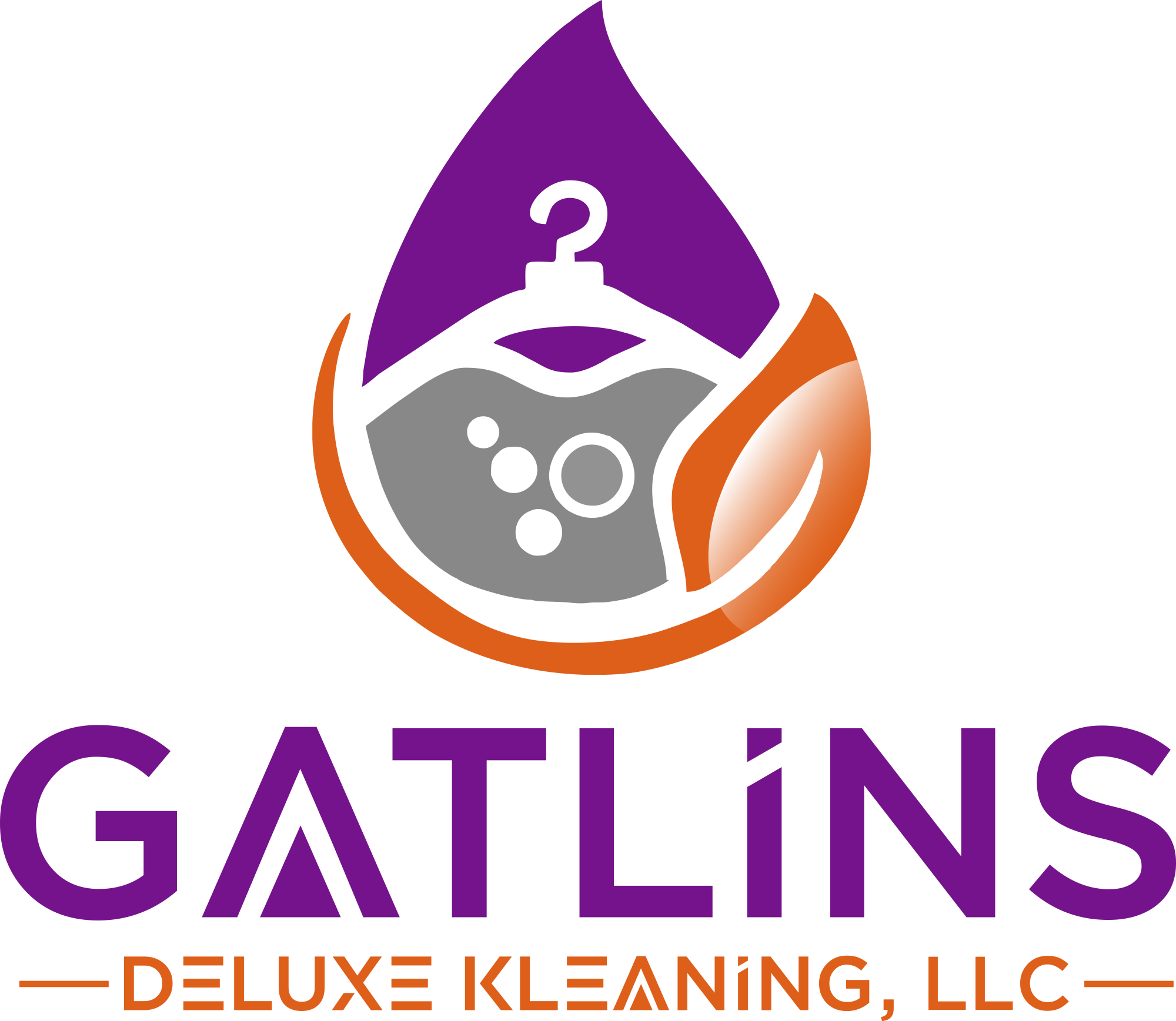Logo for Gatlins Deluxe Kleaning LLC