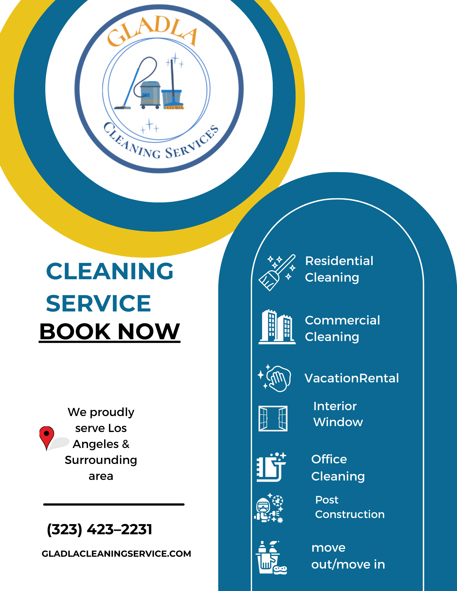 Gladys Cleaning Service logo