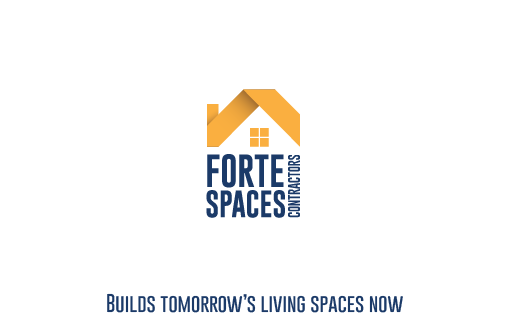 Logo for forte spaces contractors corp