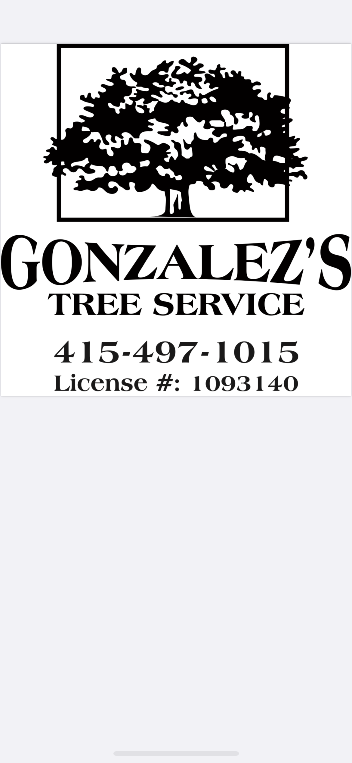Avatar for Gonzalez's Tree Service a Partnership