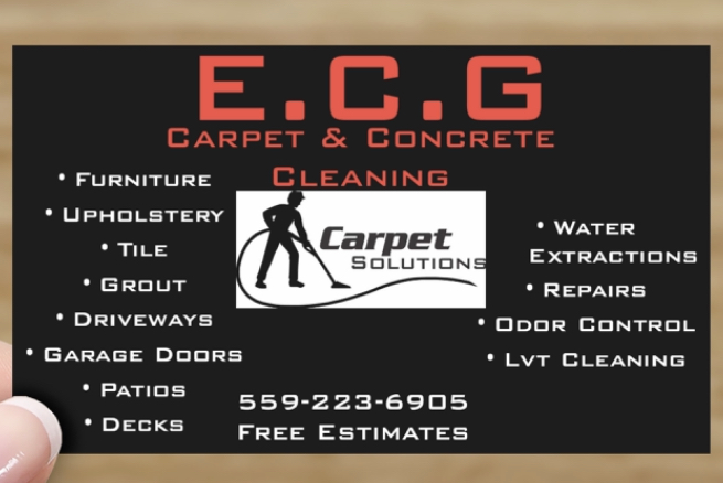 ECG Carpet & Concrete Cleaning logo