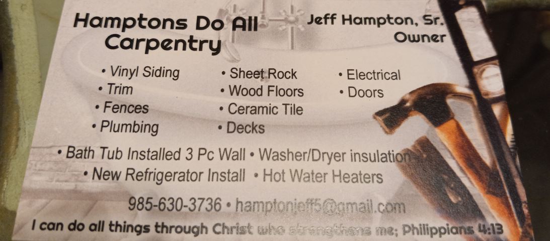 Avatar for Hampton's Do-all carpentry