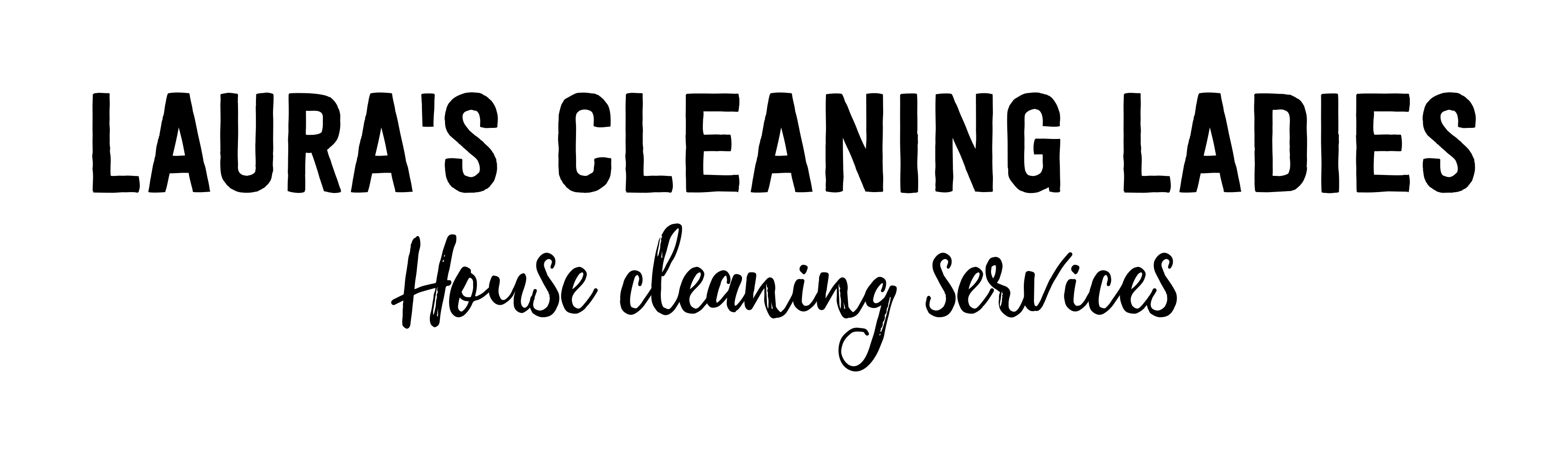 Logo for Laura's Cleaning Ladies