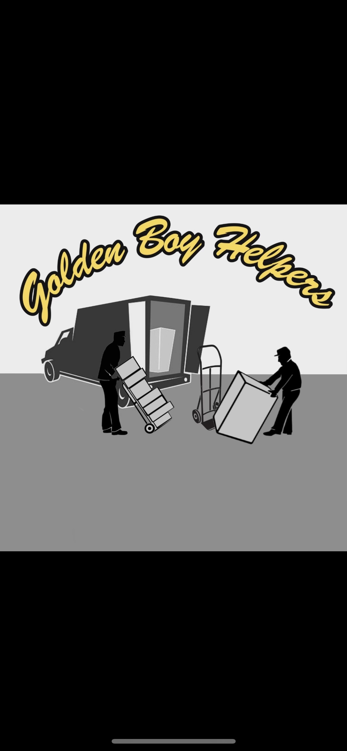 Logo for Golden Boy Movers and Hauling