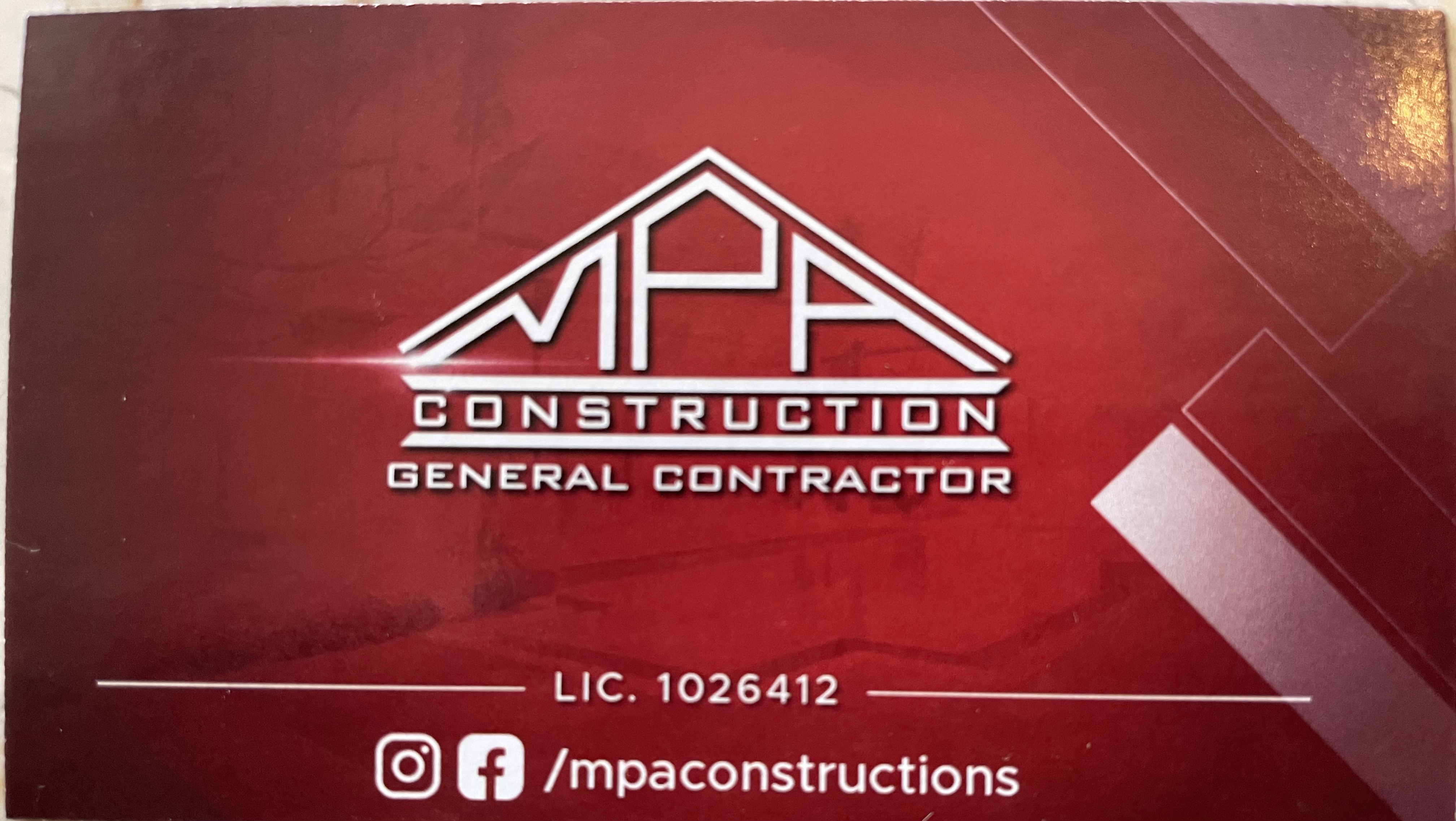 MPA Construction logo