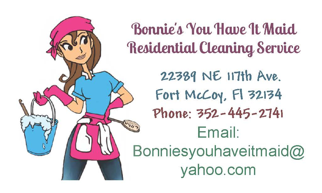 Bonnie's you have it maid Residential Cleaning Service logo
