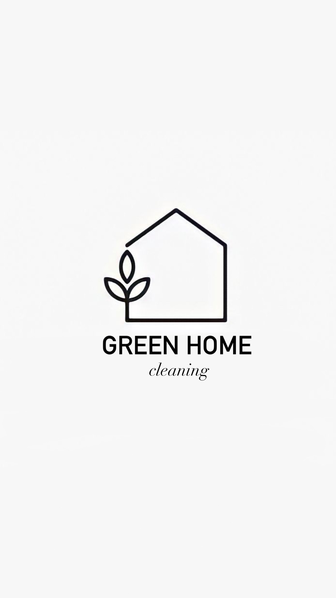 Green Home Cleaning logo