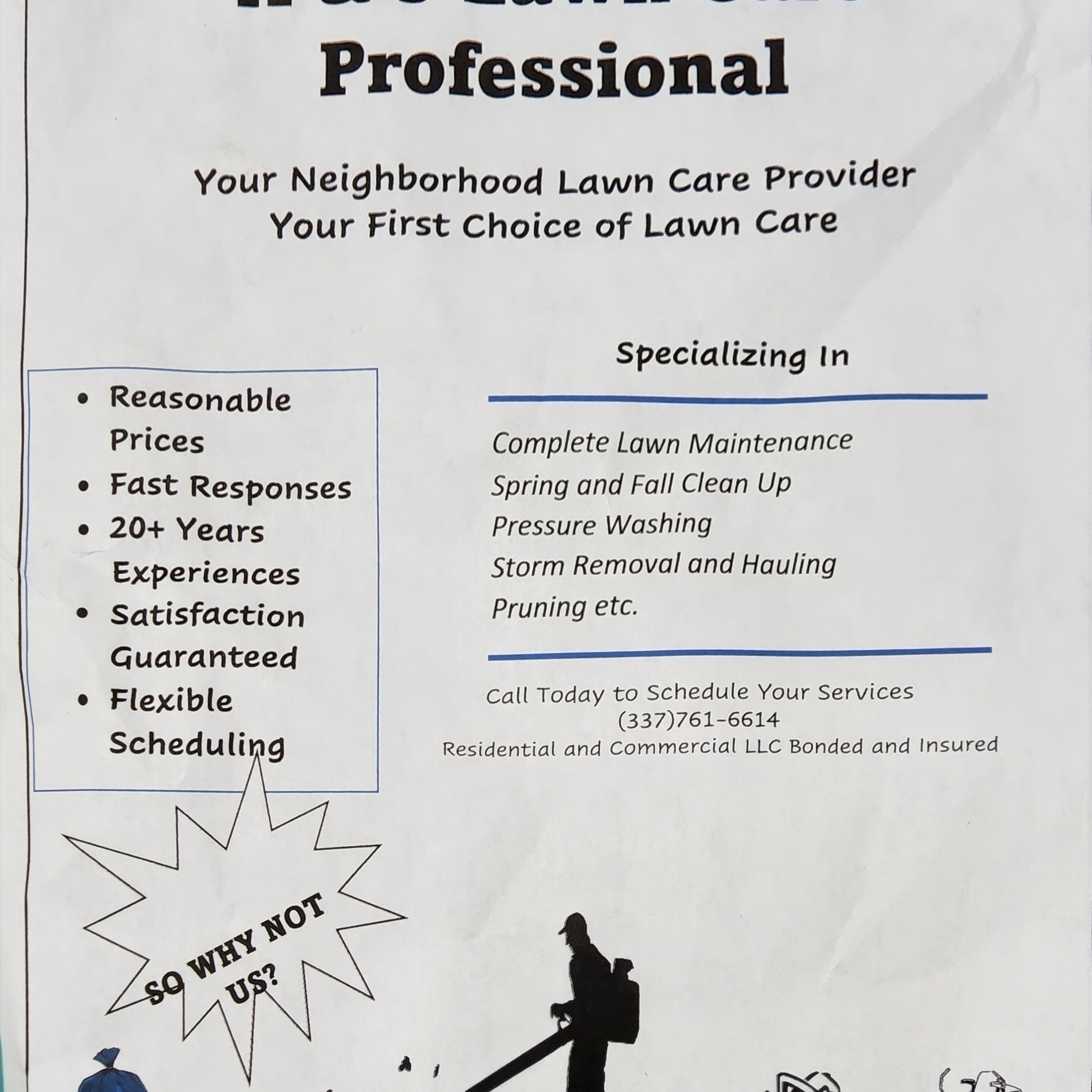 A & J Lawn Care Professional logo