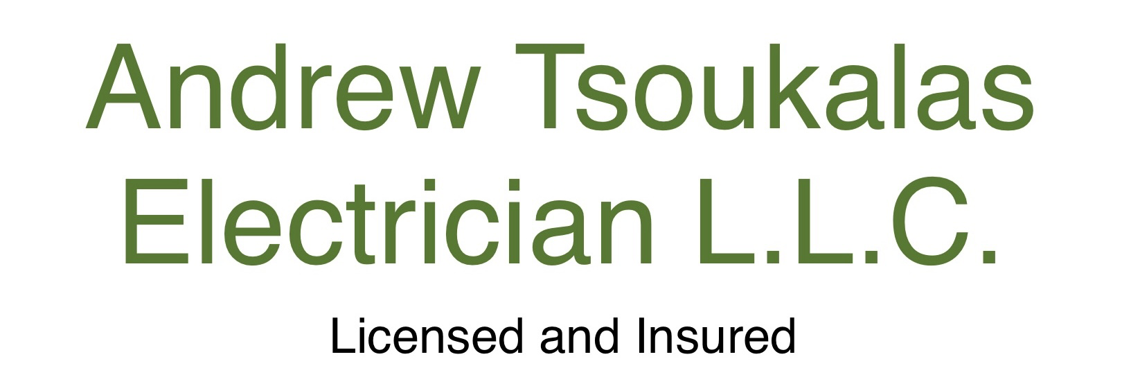 Andrew Tsoukalas Electrician L.L.C. logo