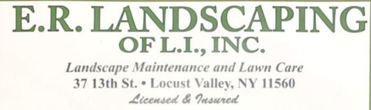 Logo for ER Landscaping of LI Inc