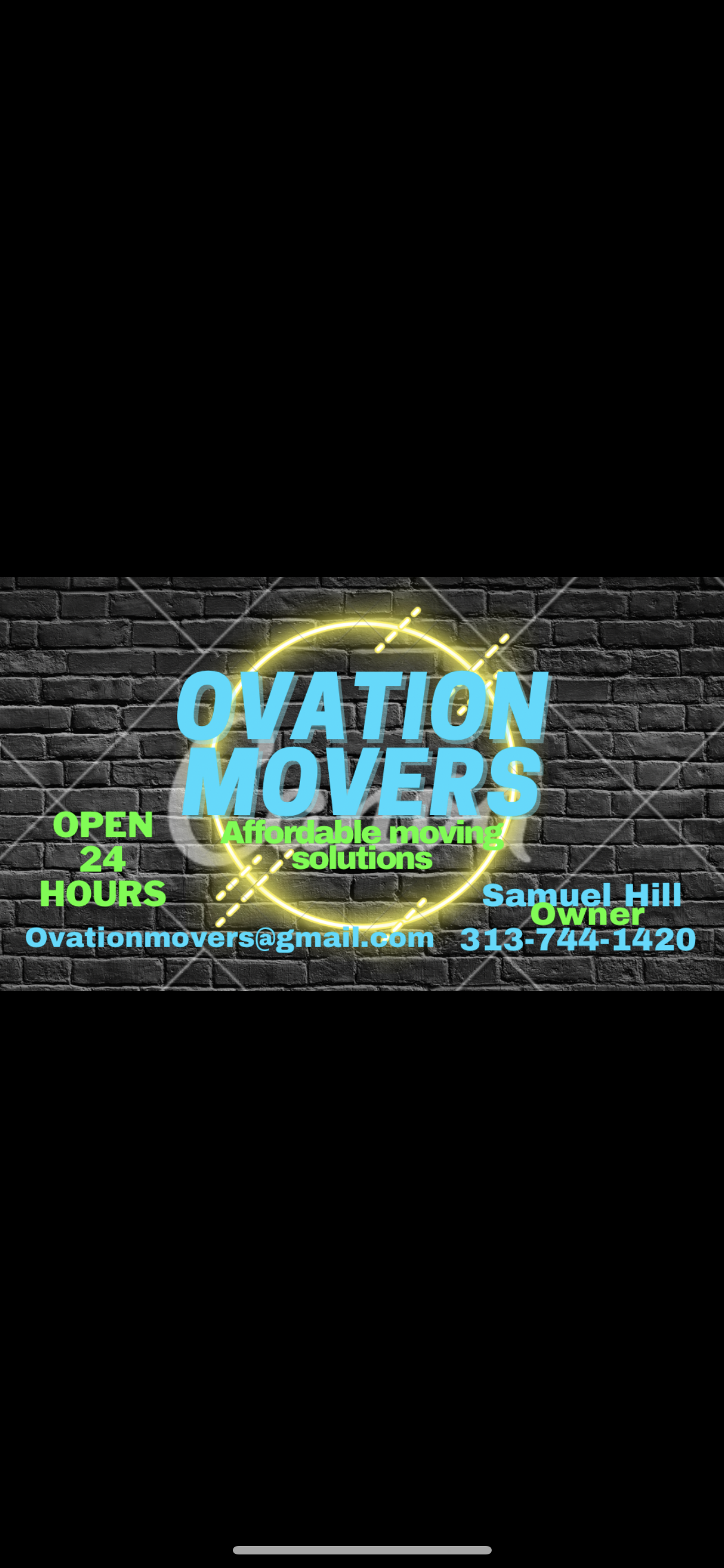 Logo for Ovation Movers