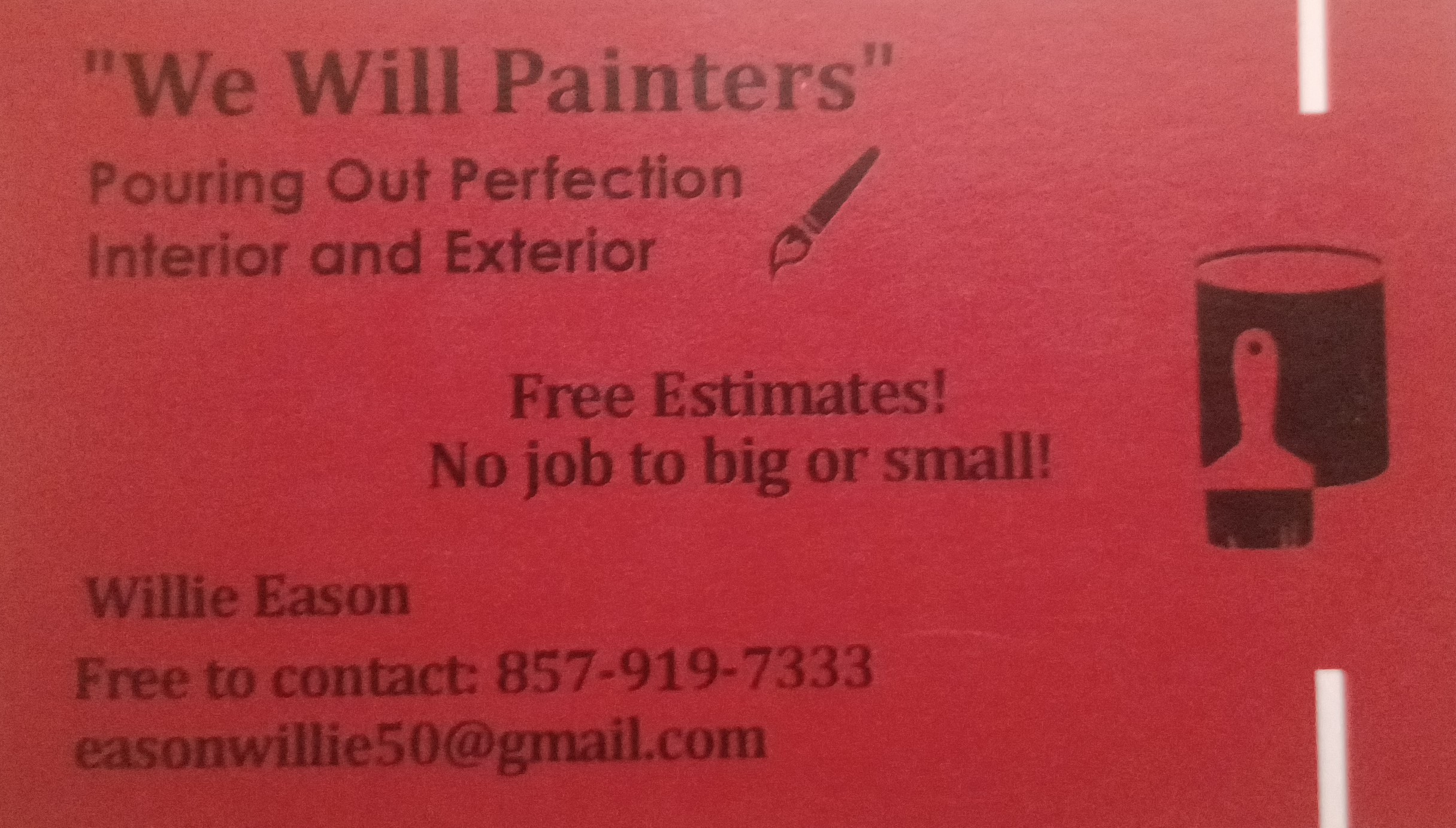 Logo for We Will Painters