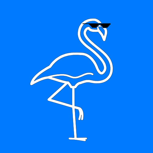 Logo for Blue Flamingo Cleaning