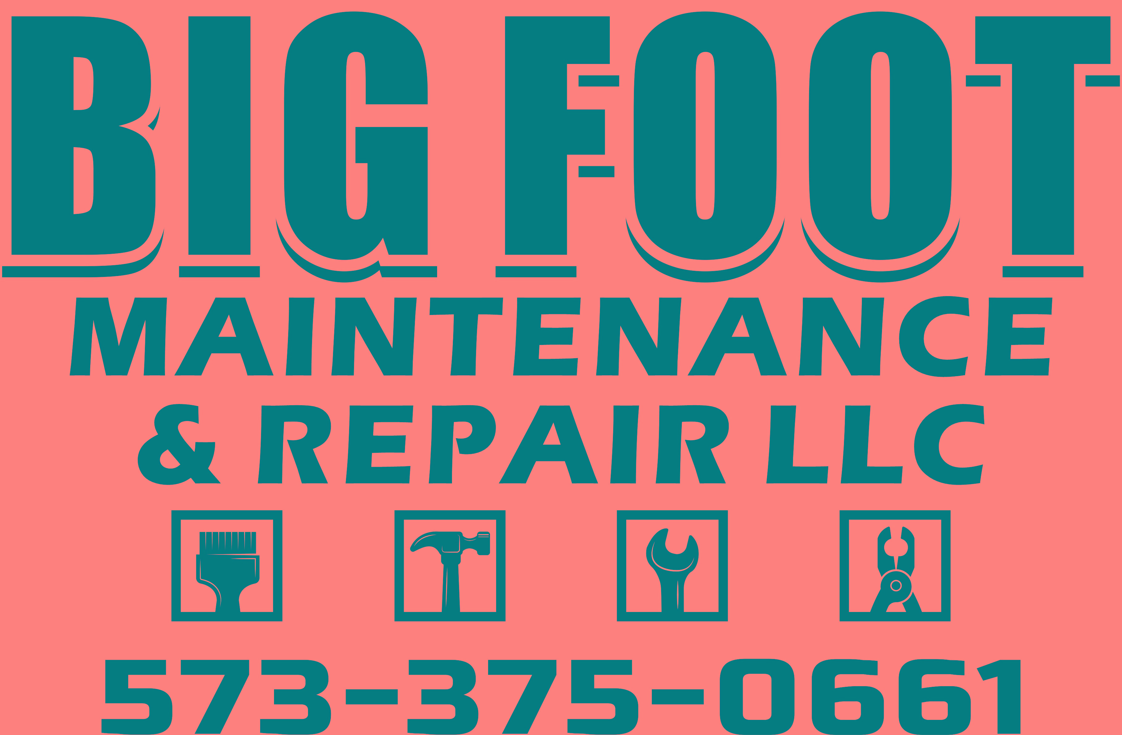 Logo for Bigfoot Maintenance and Repair llc
