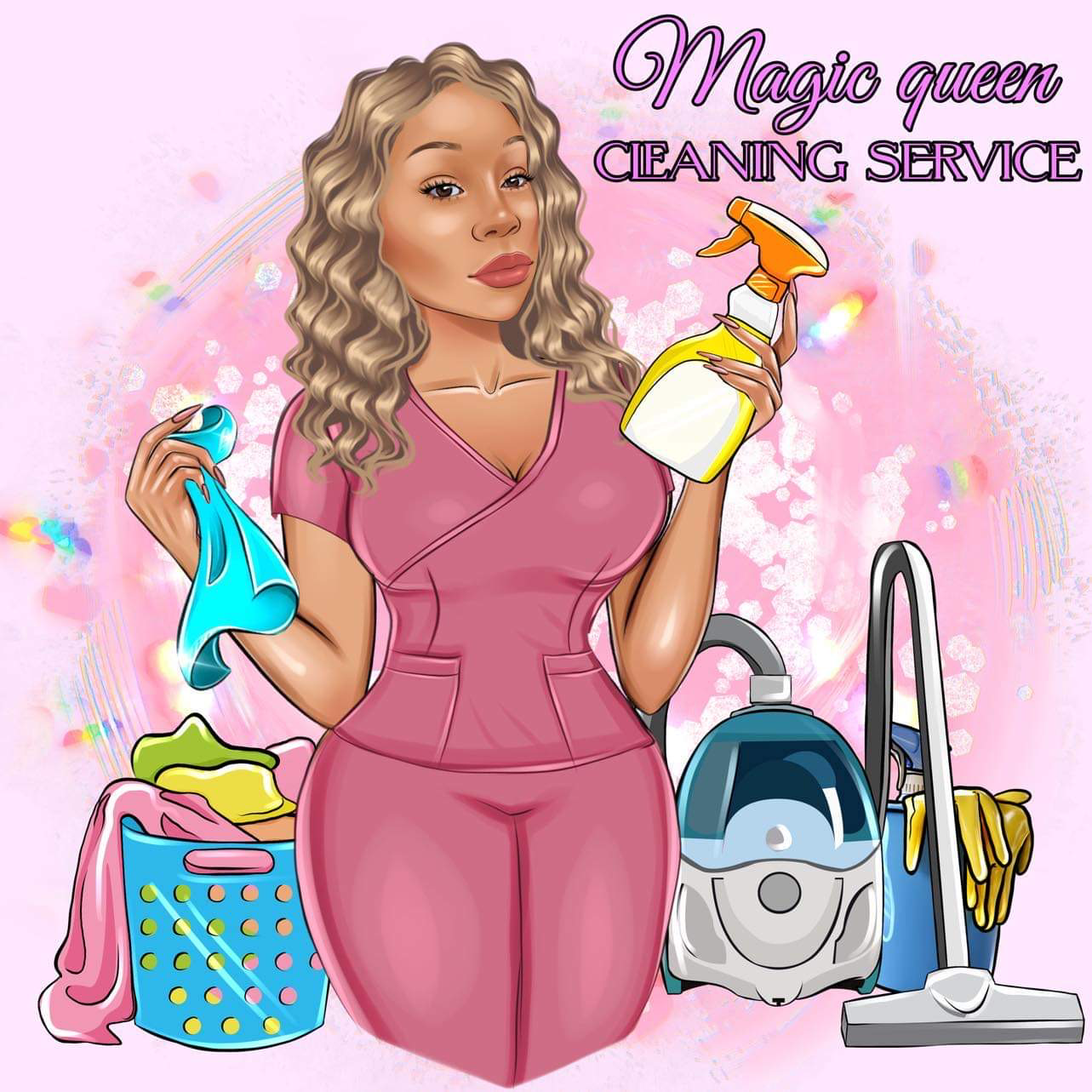 Logo for Magic Queens Cleaning Services LLC