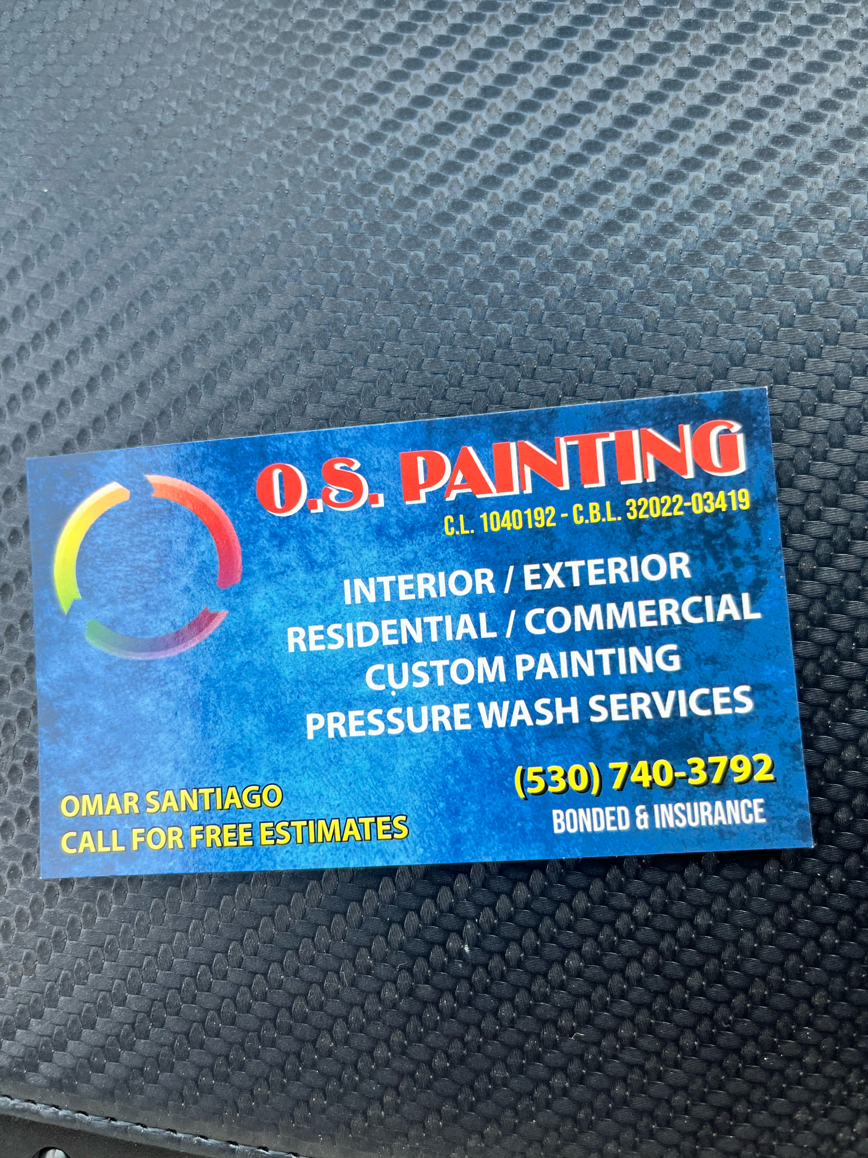O.S Painting logo
